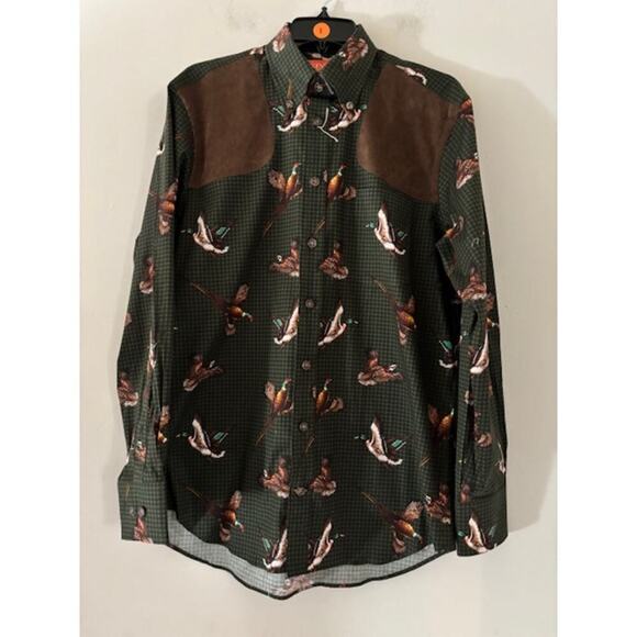 Kevin's Duck Hunting Shirt Button Down Upland Sporting Long Sleeve Medium New - Picture 1 of 10